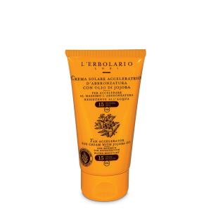 Crema Acceleratrice d Abbronzatura con Olio di Jojoba SPF 15