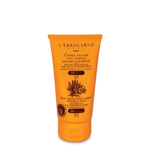 Crema Solare con Carota, Sesamo & Karitè SPF 30