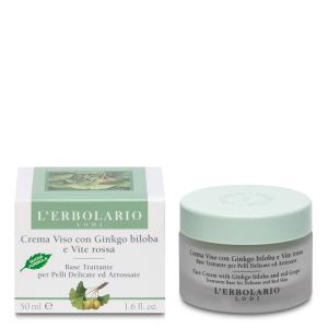 Crema Viso con Ginkgo Biloba e Vite rossa