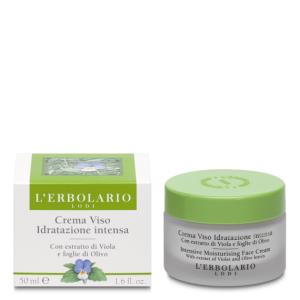 Crema Viso Idratazione Intensa con estratto di Viola e foglie di Olivo