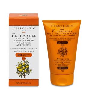 Fluidosole per il Viso e per il Corpo ad azione Antitempo SPF 20