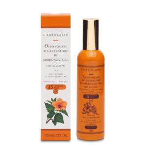 Olio Solare Acceleratore di Abbronzatura Viso & Corpo SPF 15
