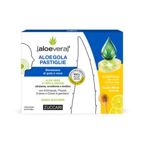 Pastiglie Aloe Gola Gusto Miele Limone